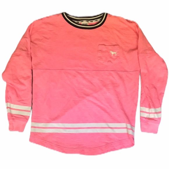 PINK Victoria’s Secret Long Sleeve Logo Shirt - Picture 1 of 5